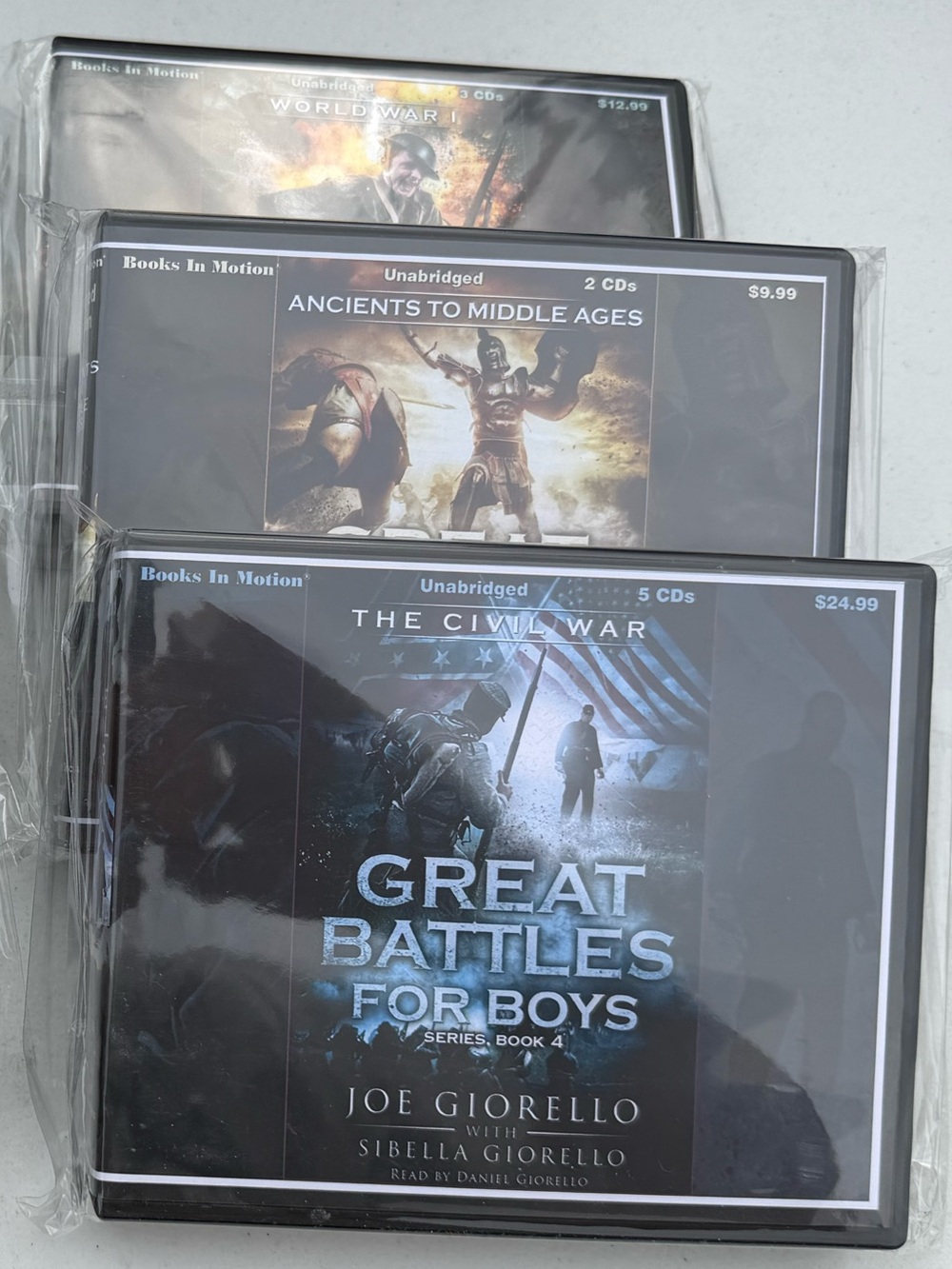 Great Battles Audiobook Box Set - Brand New!
